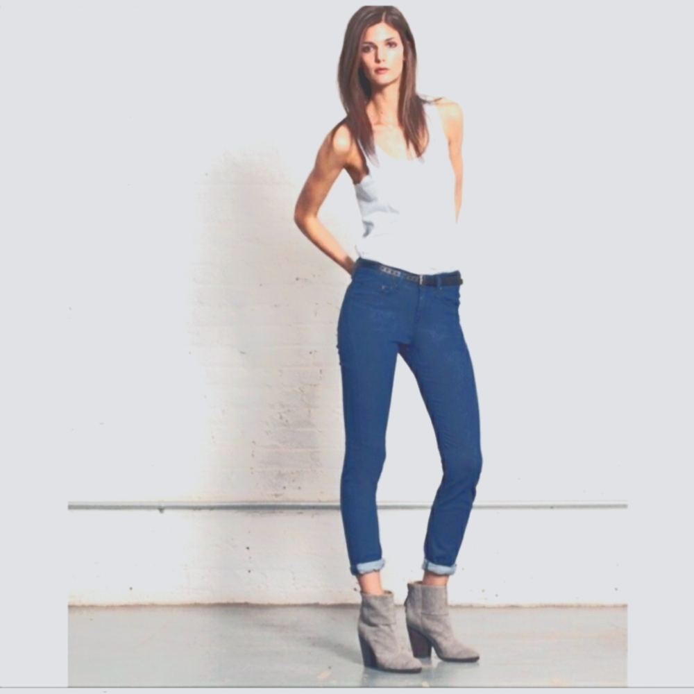 Rag & Bone The High Rise Skinny in Skye